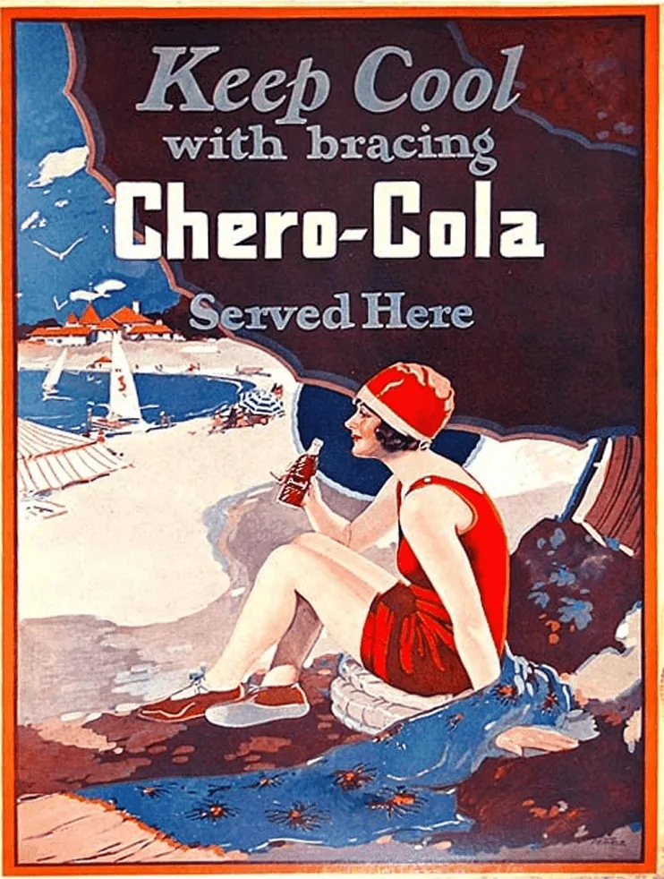 Винтажный плакат Chero-Cola «Keep Cool»